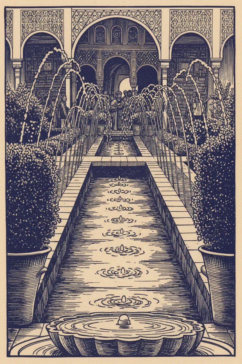The Water Stair of the Generalife