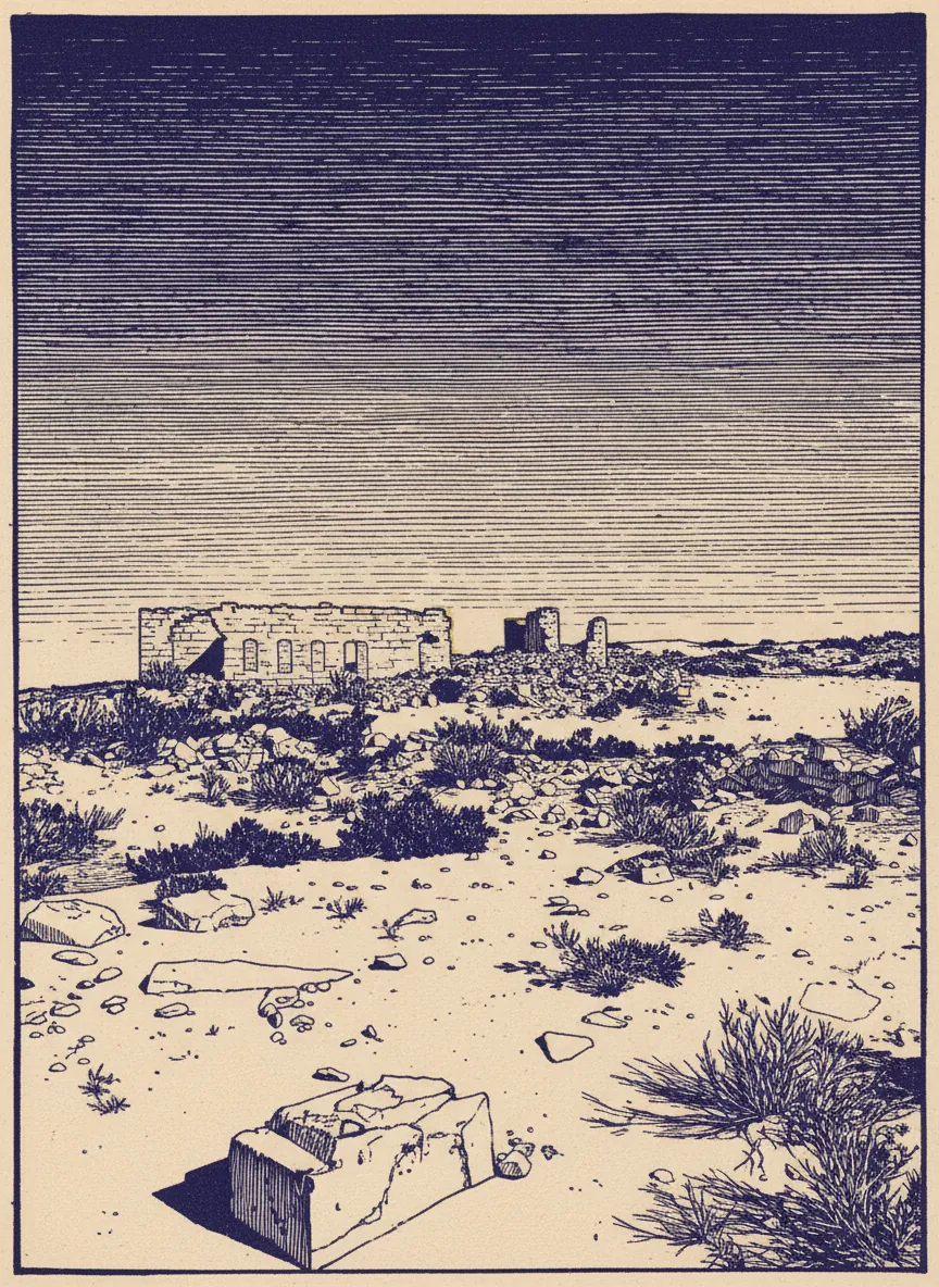 Ancient road, Negev Desert — toward Gaza by Unknown
