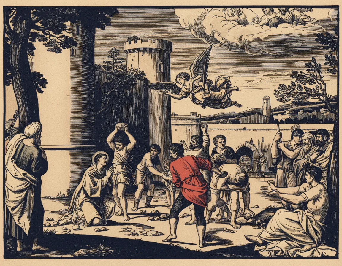 The Stoning of Saint Stephen by Annibale Carracci