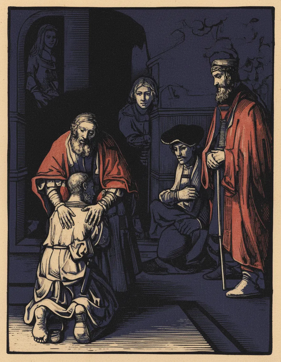 The Prodigal Son Amid the Swine by Albrecht Dürer
