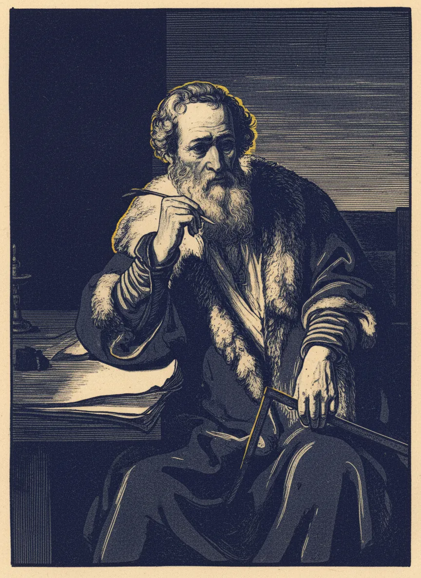 The Apostle Thomas in His Study