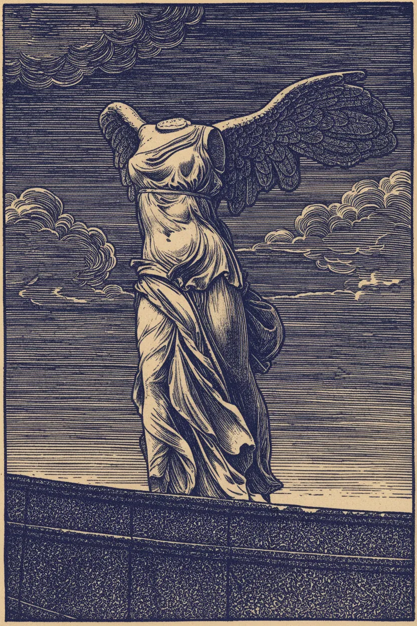 Winged Victory of Samothrace by Unknown (Hellenistic)