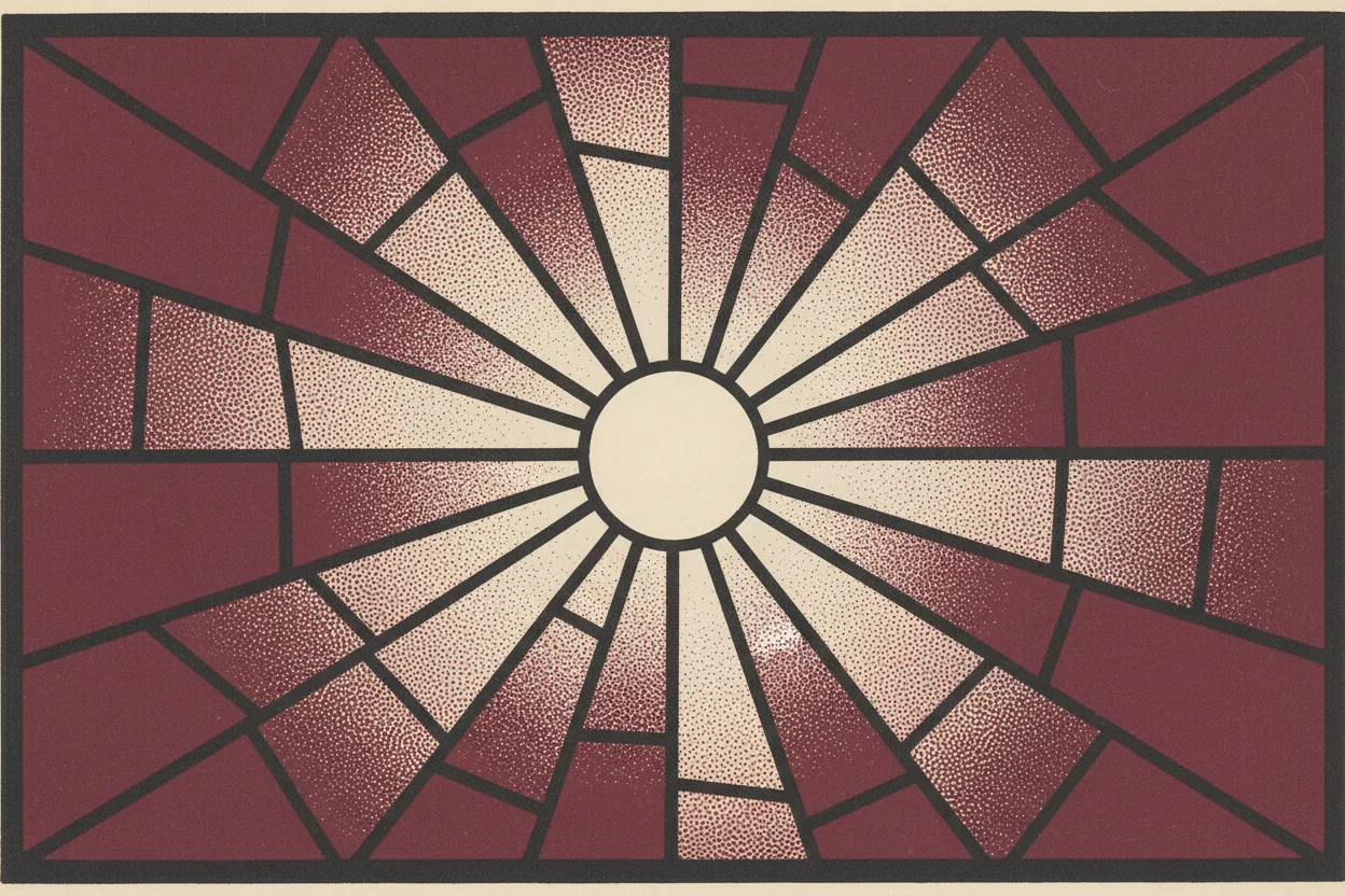 Brand Stained Glass Abstract by Generated