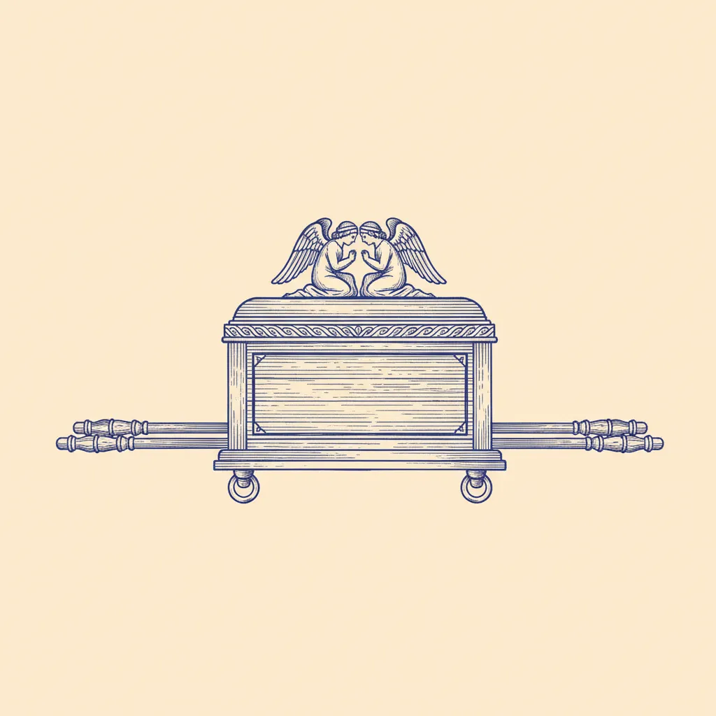 Sym Ark Covenant Cherubim Etched by Generated