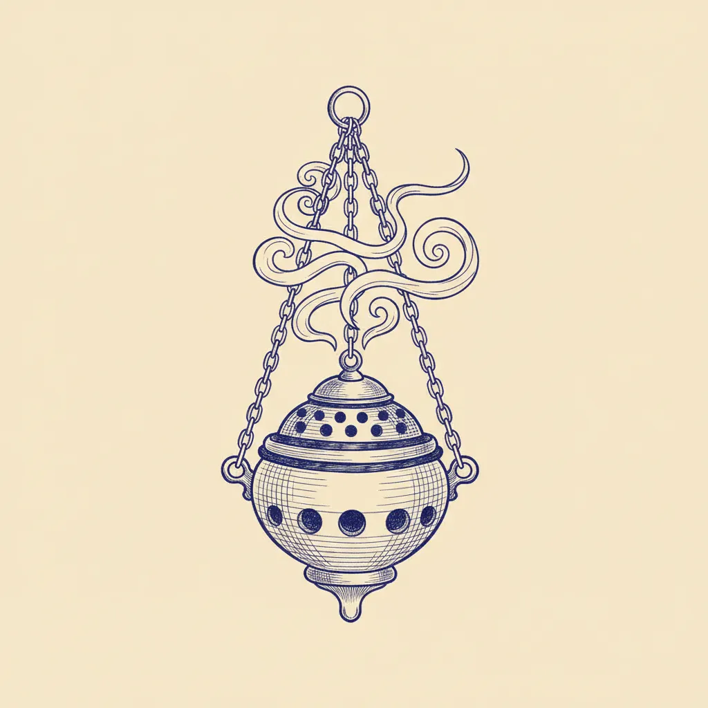 Sym Censer Hanging Etched by Generated