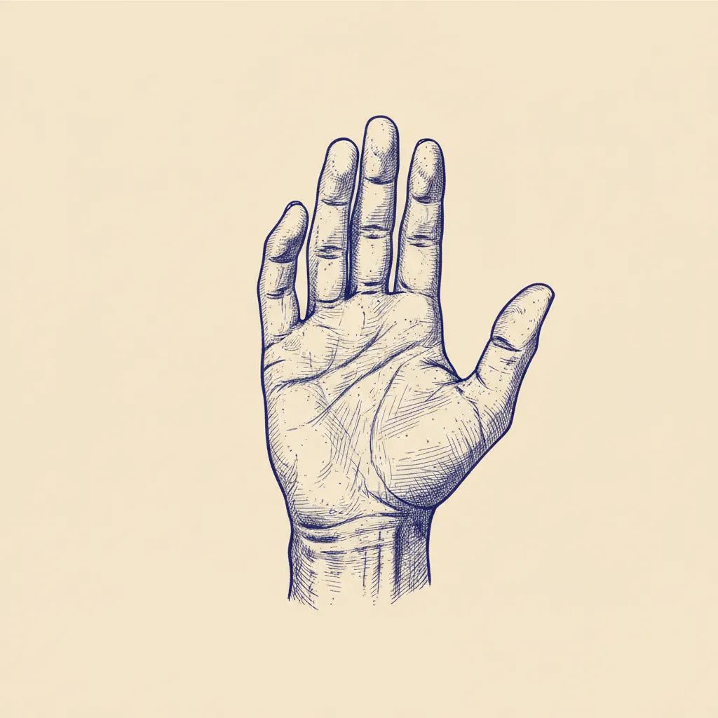 Sym Hand Extended Etched by Generated