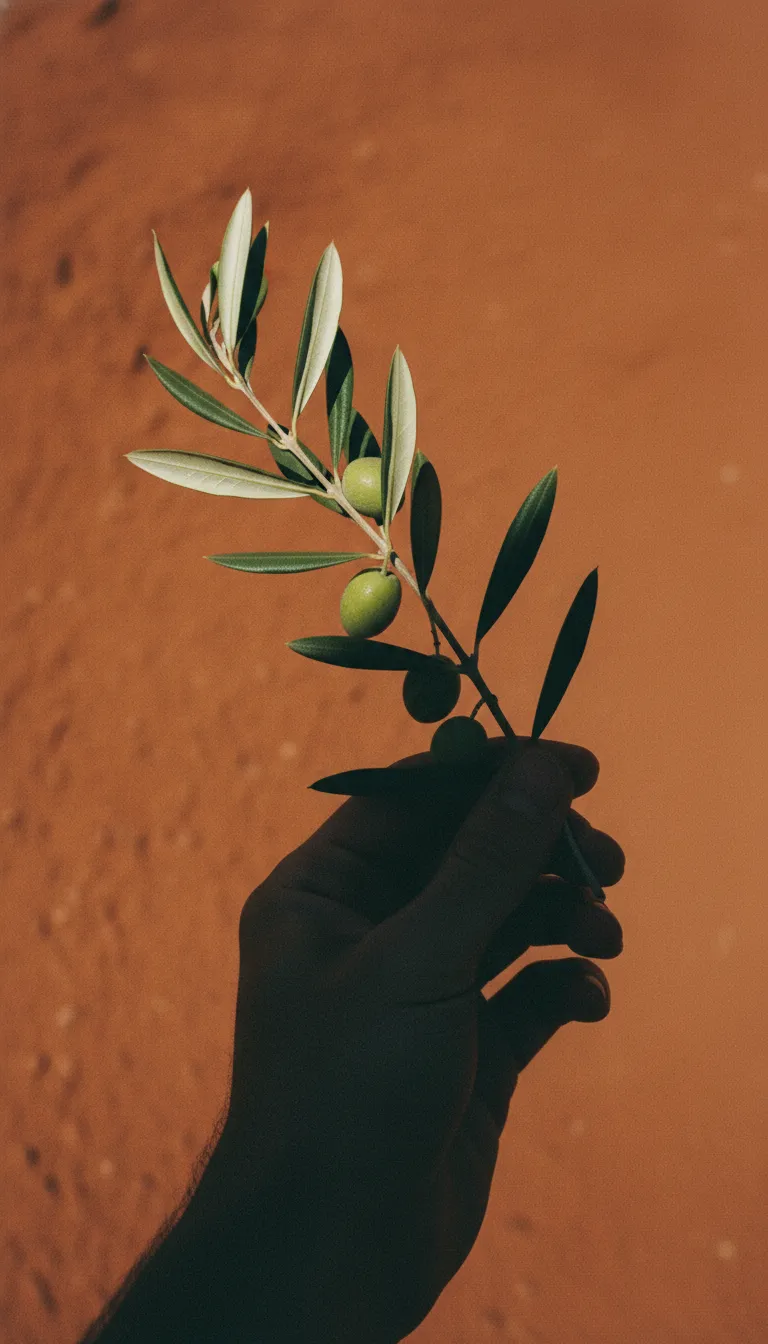 Sym Olive Branch Vertical by Generated