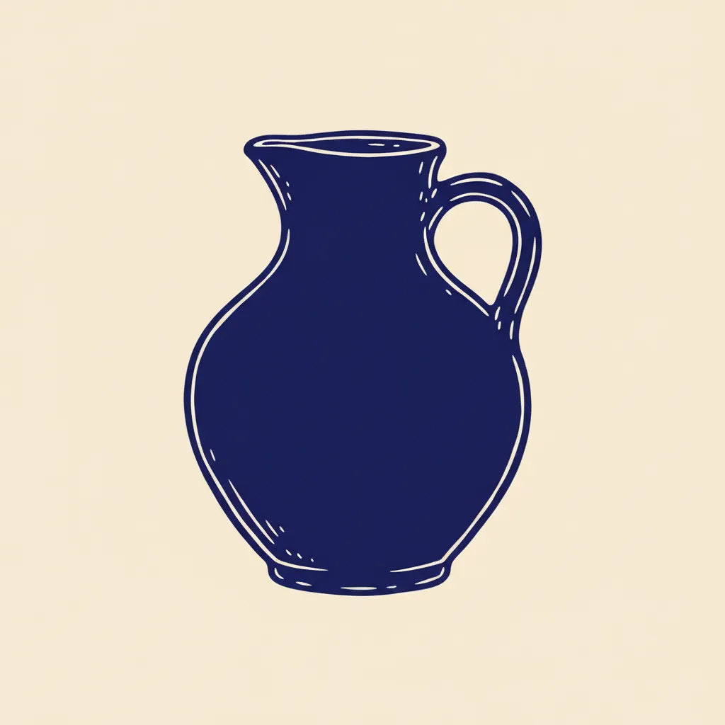 Sym Pitcher Clay Linocut by Generated