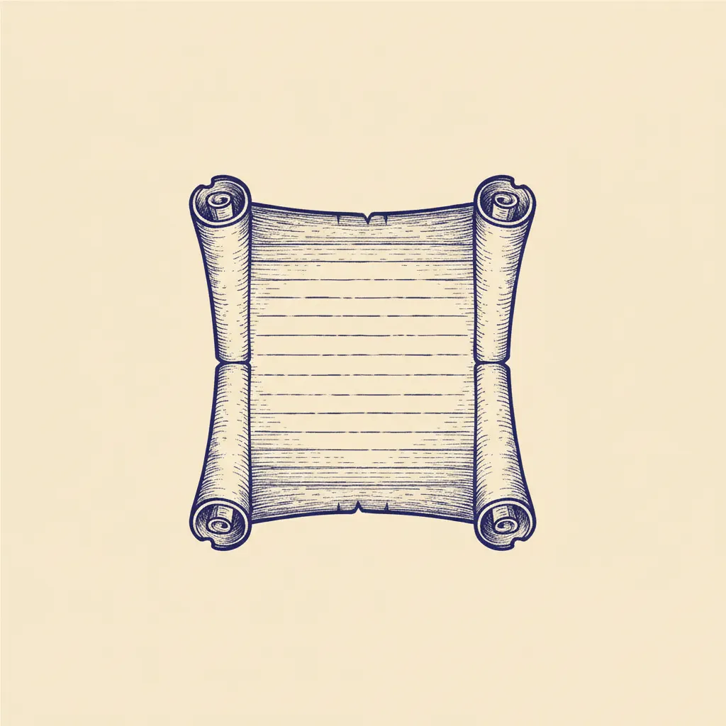 Sym Scroll Open Etched by Generated