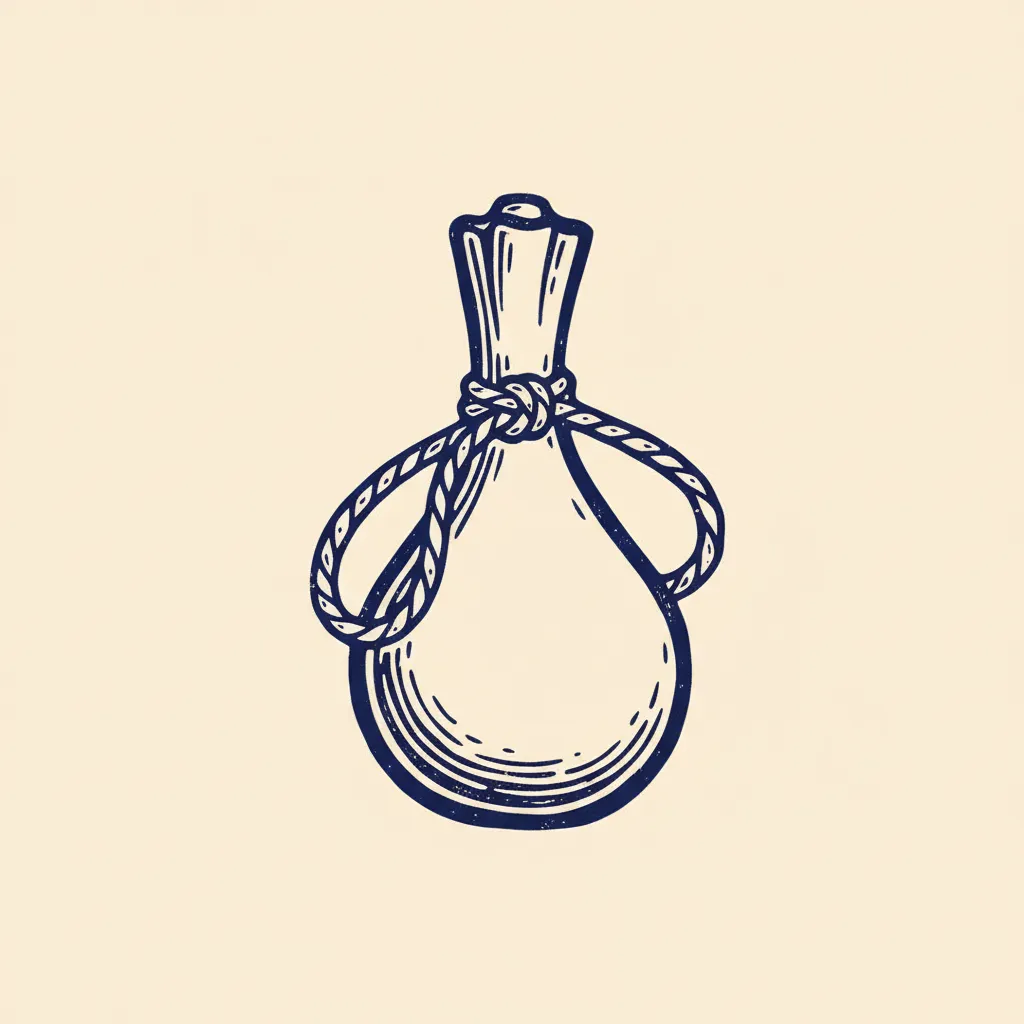 Sym Wineskin Linocut by Generated